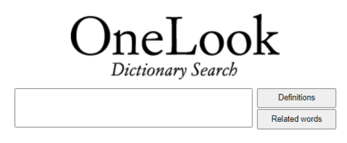 OneLook Dictionary Search Tool
