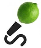 Fun picture of the Limelight Interview logo - a microphone with a lime as the mike piece.